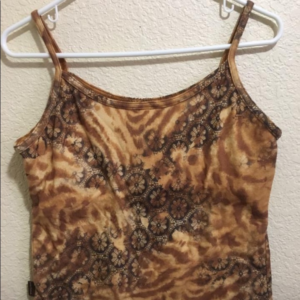 Prana tank with built in shelf bra size L